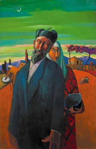 Гулена-бабай. Х/м. 100х70? 2012 г.